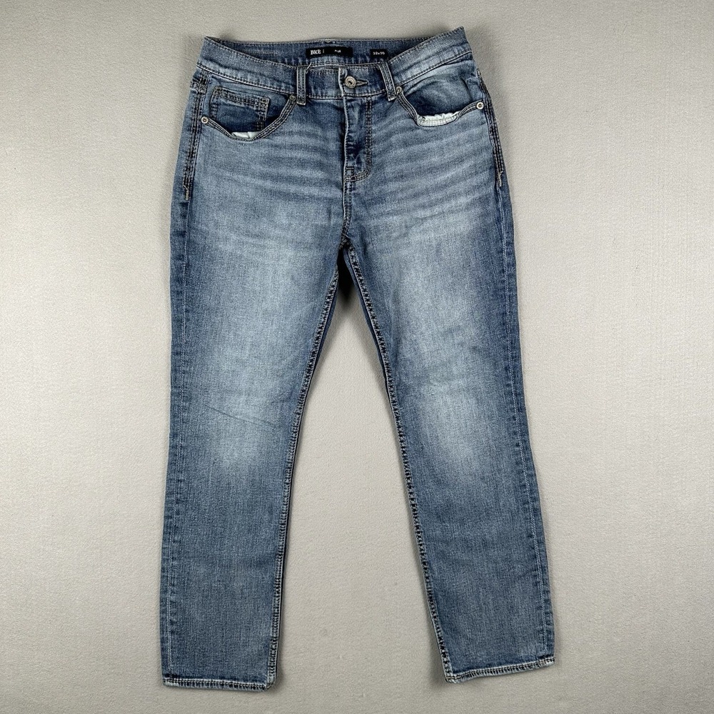 BKE Alec Jeans Men's 32x30 Blue Denim Stretch Mid Rise Straight Leg